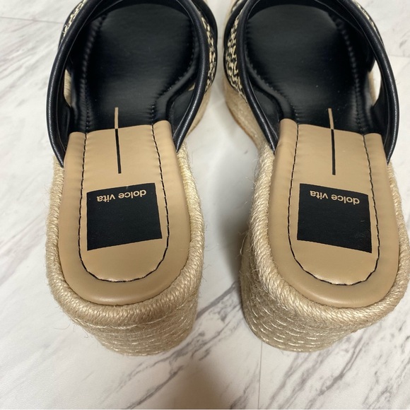 Dolce Vita Eldora Raffia Heeled Sandal 9 - Picture 12 of 14